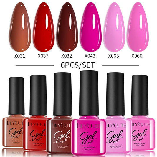 Nail Gel Polish 7ml (239773) UV LED - LILYCUTE