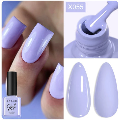Deep Plum Nail Gel Polish 7ml (X040) UV LED - LILYCUTE