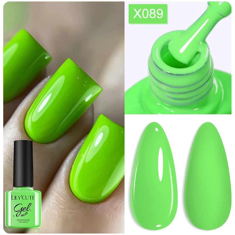 Deep Plum Nail Gel Polish 7ml (X040) UV LED - LILYCUTE