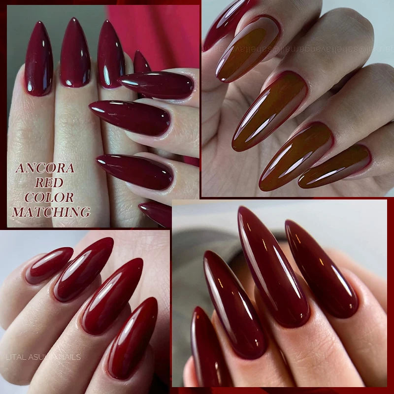 Deep Plum Nail Gel Polish 7ml (X040) UV LED - LILYCUTE