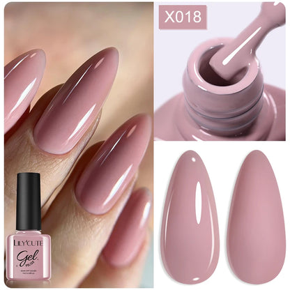 Deep Plum Nail Gel Polish 7ml (X040) UV LED - LILYCUTE
