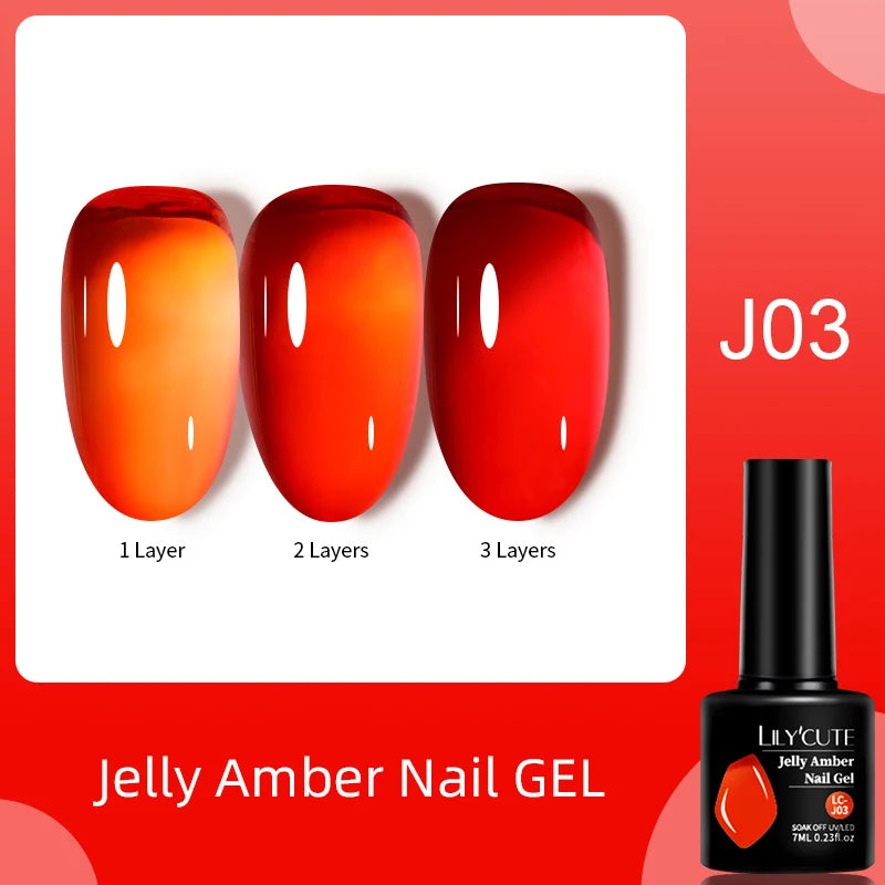 Deep Plum Nail Gel Polish 7ml (X040) UV LED - LILYCUTE