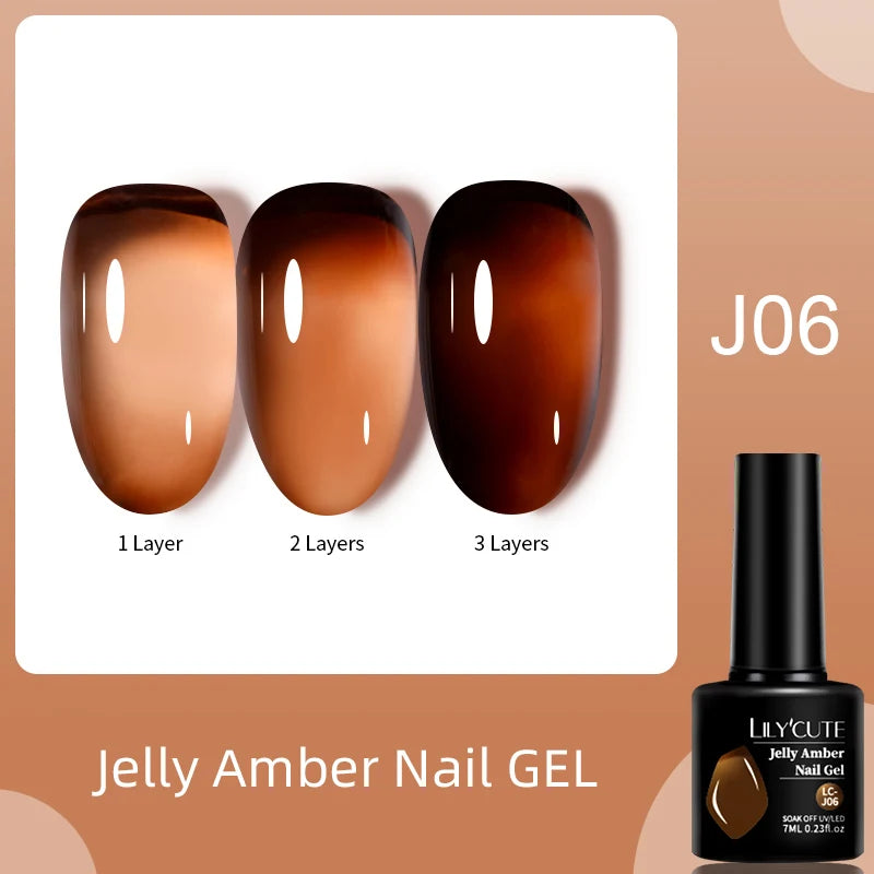 Deep Plum Nail Gel Polish 7ml (X040) UV LED - LILYCUTE