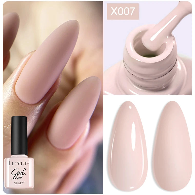 Deep Plum Nail Gel Polish 7ml (X040) UV LED - LILYCUTE