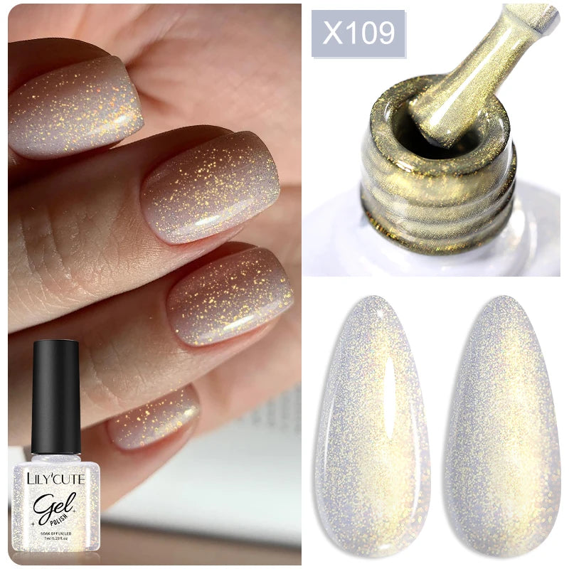 Deep Plum Nail Gel Polish 7ml (X040) UV LED - LILYCUTE