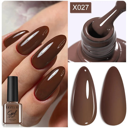 Deep Plum Nail Gel Polish 7ml (X040) UV LED - LILYCUTE