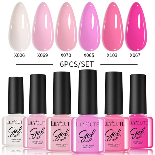 Nail Gel Polish 7ml (239748) UV LED - LILYCUTE