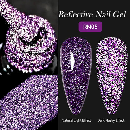 Deep Plum Nail Gel Polish 7ml (X040) UV LED - LILYCUTE