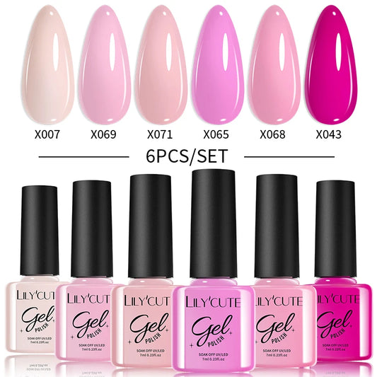 Nail Gel Polish 7ml (239783) UV LED - LILYCUTE