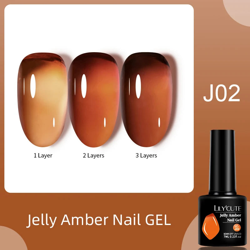 Deep Plum Nail Gel Polish 7ml (X040) UV LED - LILYCUTE