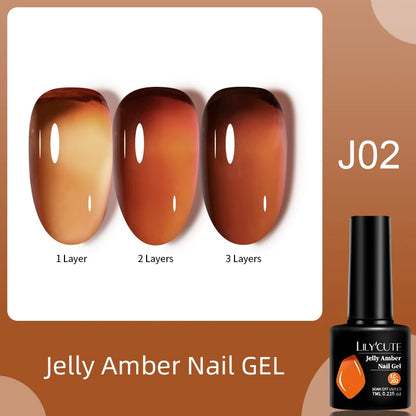 Deep Plum Nail Gel Polish 7ml (X040) UV LED - LILYCUTE