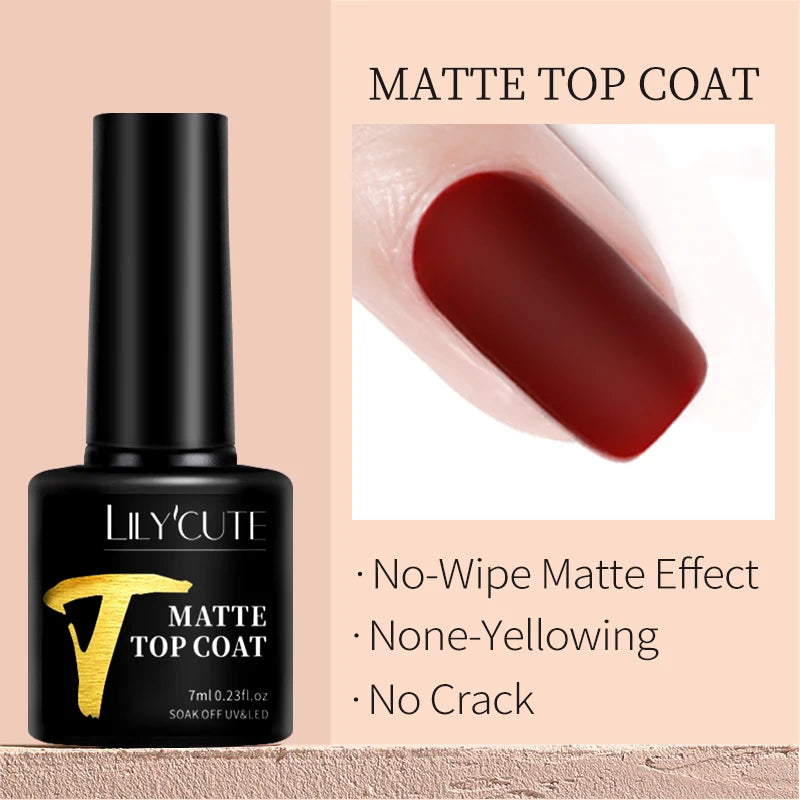 Deep Plum Nail Gel Polish 7ml (X040) UV LED - LILYCUTE