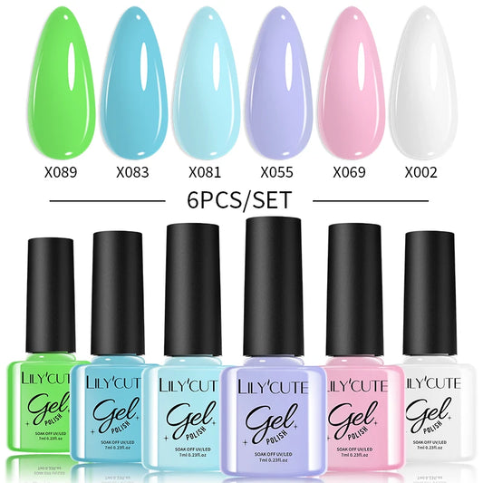 Nail Gel Polish 7ml (239787) UV LED - LILYCUTE