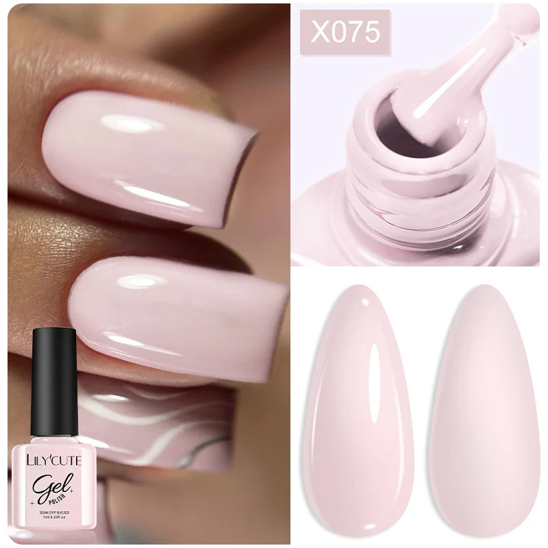 Deep Plum Nail Gel Polish 7ml (X040) UV LED - LILYCUTE