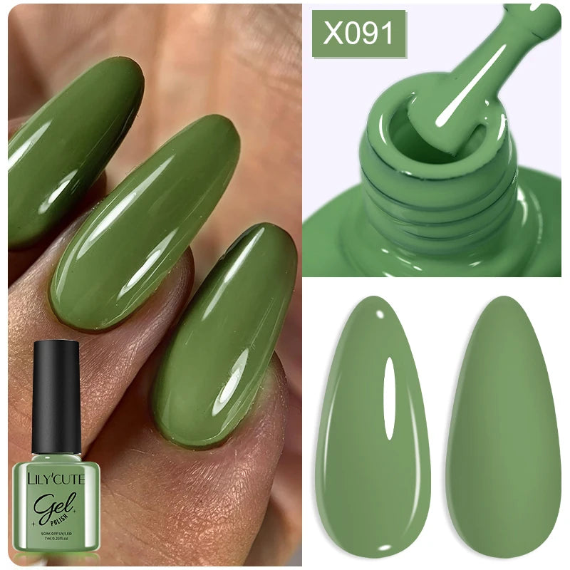 Deep Plum Nail Gel Polish 7ml (X040) UV LED - LILYCUTE