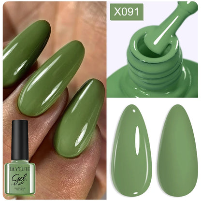 Deep Plum Nail Gel Polish 7ml (X040) UV LED - LILYCUTE