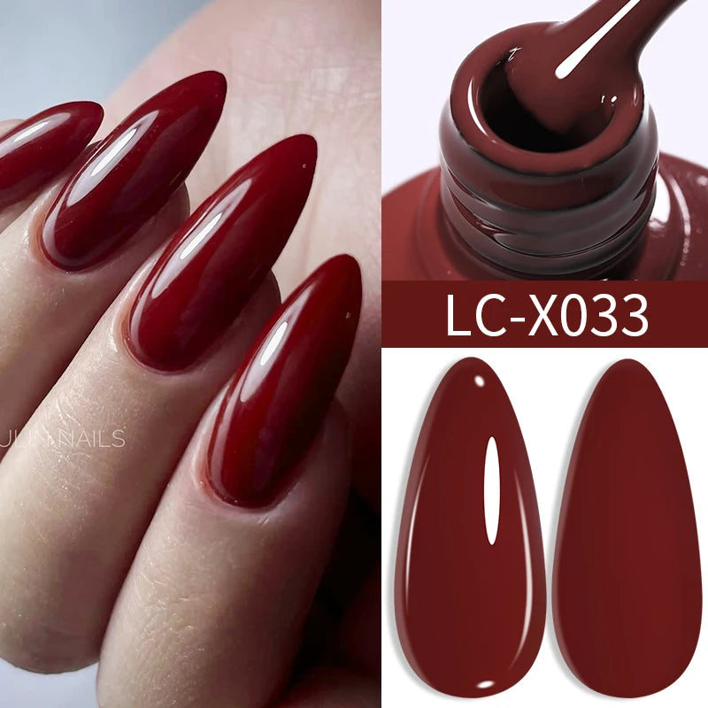 Deep Plum Nail Gel Polish 7ml (X040) UV LED - LILYCUTE