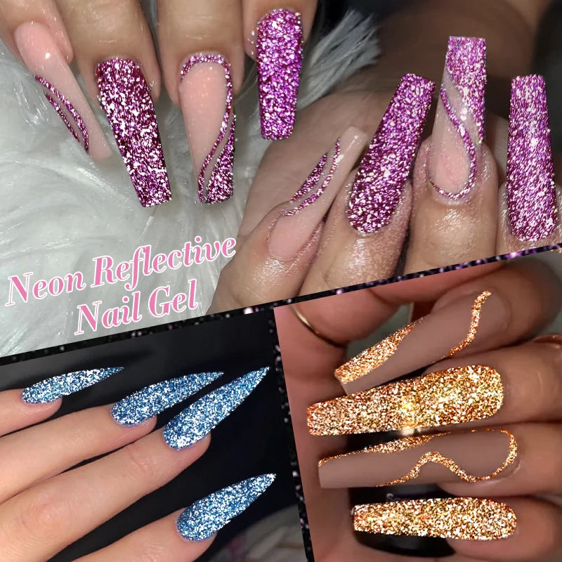 Top Coat 7ml (Reflective Gel 02) UV LED - LILYCUTE