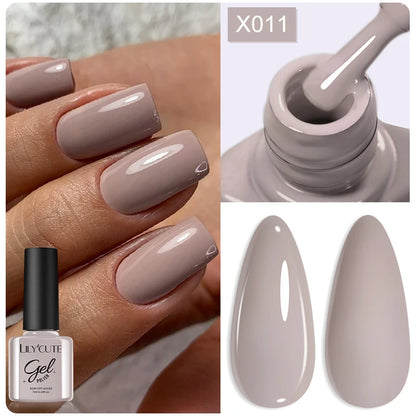 Deep Plum Nail Gel Polish 7ml (X040) UV LED - LILYCUTE