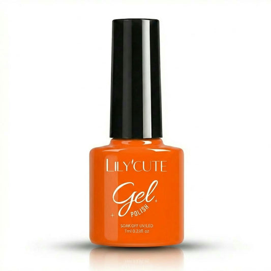 Vivid Orange Nail Gel Polish 7ml - Main Bottle