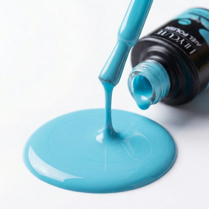 LILYCUTE Azure Nail Gel Polish 7ml (X083) UV LED - LILYCUTE - Brush Drip