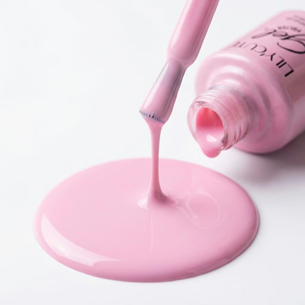 LILYCUTE Baby Pink Nail Gel Polish 7ml (X069) UV LED - LILYCUTE - Brush Drip