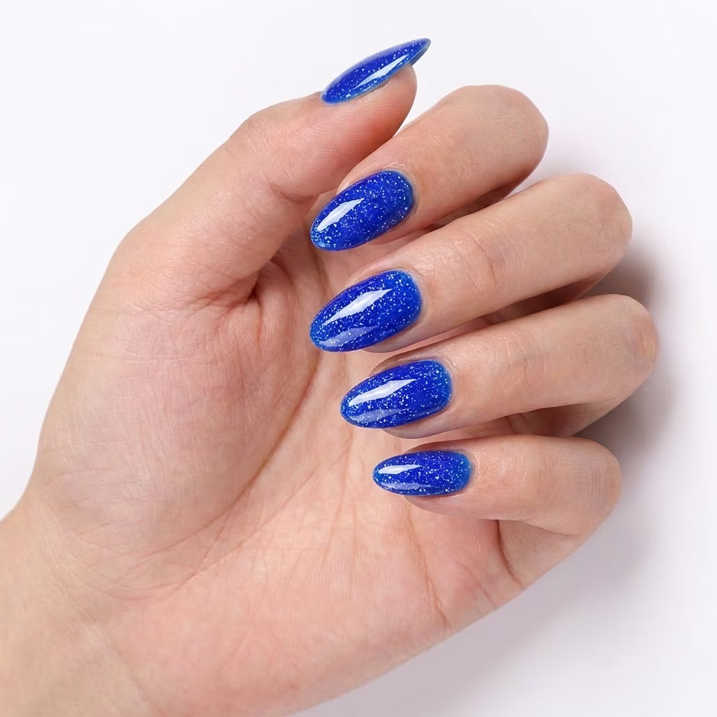 LILYCUTE Cobalt Blue Nail Gel Polish 7ml (X114) UV LED - LILYCUTE - Hand Swatch