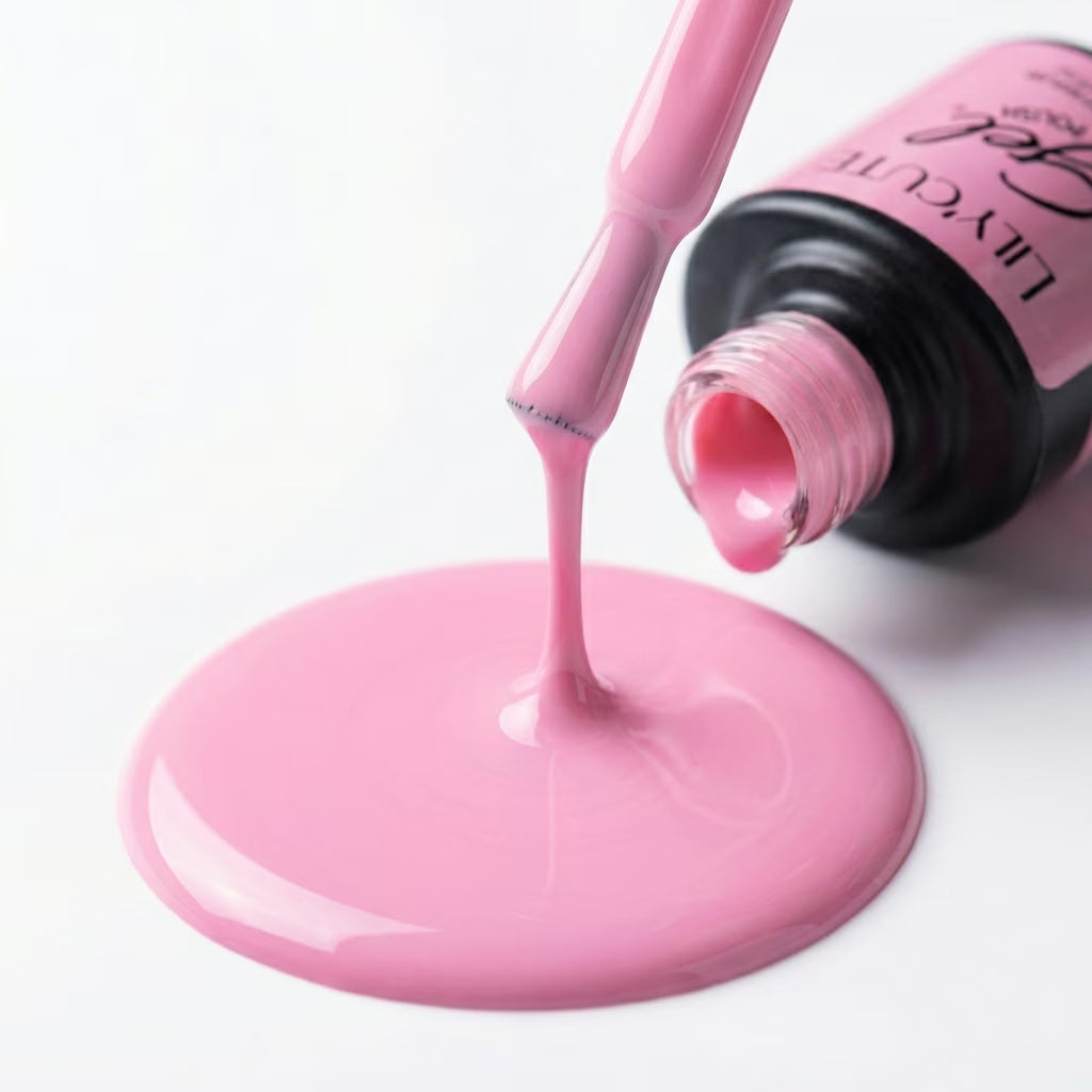 LILYCUTE Cotton Candy Nail Gel Polish 7ml (X068) UV LED - LILYCUTE - Brush Drip