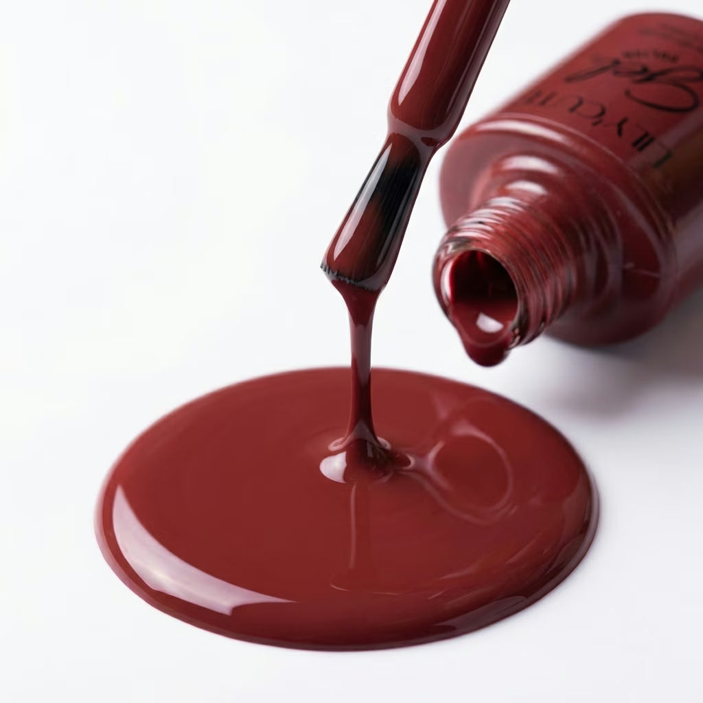 LILYCUTE Deep Rust Nail Gel Polish 7ml (X035) UV LED - LILYCUTE - Brush Drip