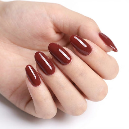 LILYCUTE Deep Rust Nail Gel Polish 7ml (X035) UV LED - LILYCUTE - Hand Swatch