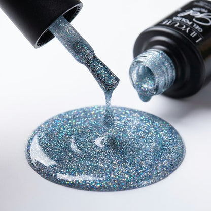 LILYCUTE Dusty Blue Nail Gel Polish 7ml (X115) UV LED - LILYCUTE - Brush Drip