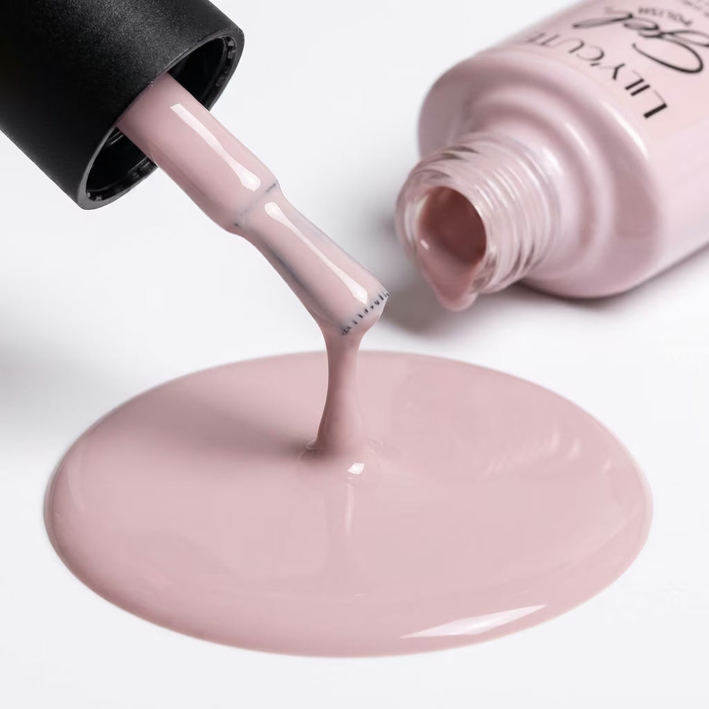 LILYCUTE Dusty Pink Nail Gel Polish 7ml (X075) UV LED - LILYCUTE - Brush Drip