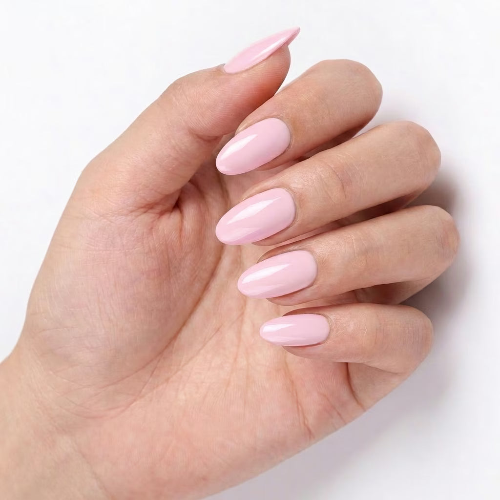 LILYCUTE Gel Polish LC-F004 hand-swatch-curled