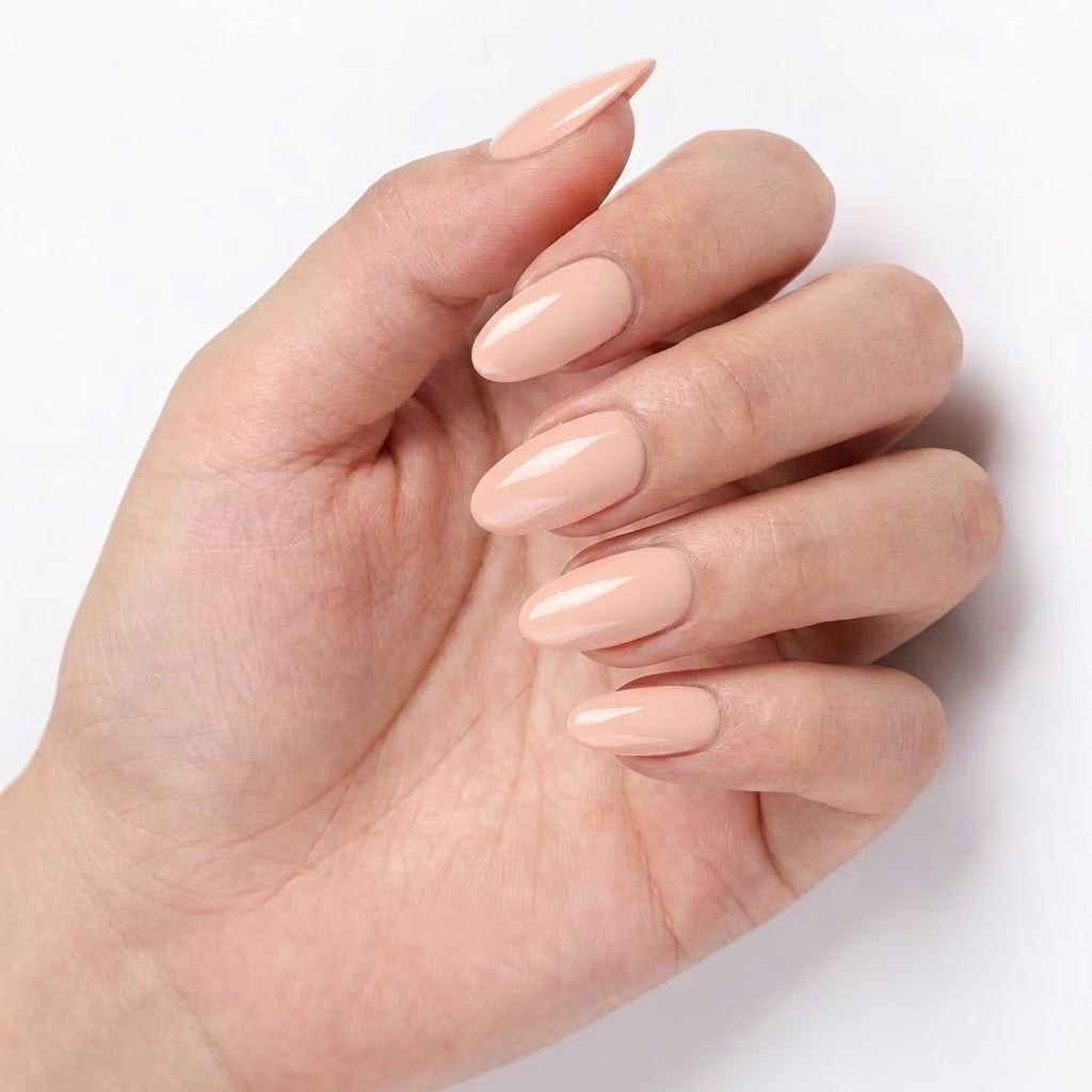 LILYCUTE Gel Polish LC-F007 hand-swatch-curled