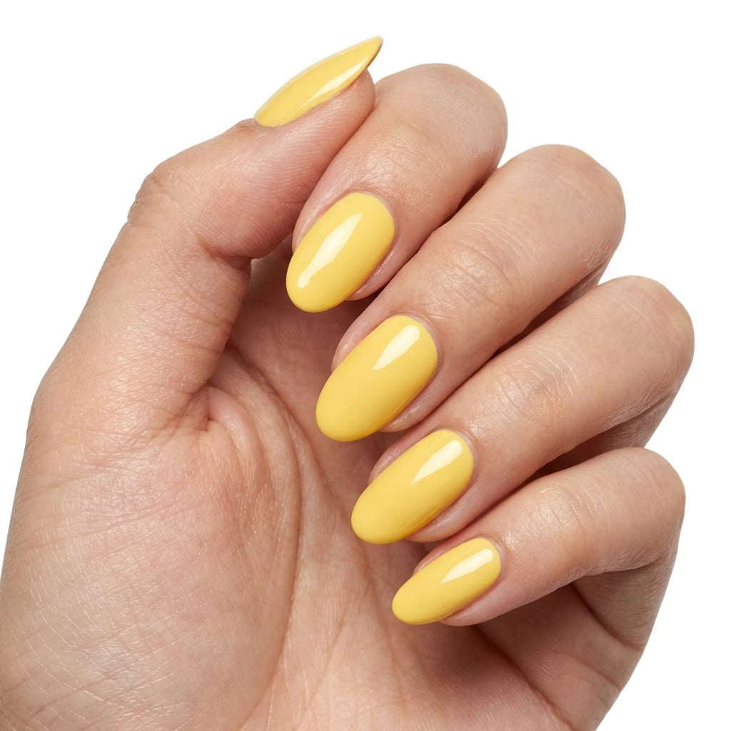 LILYCUTE Gel Polish LC-F027 hand-swatch-curled
