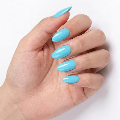 LILYCUTE Gel Polish LC-F048 hand-swatch-curled