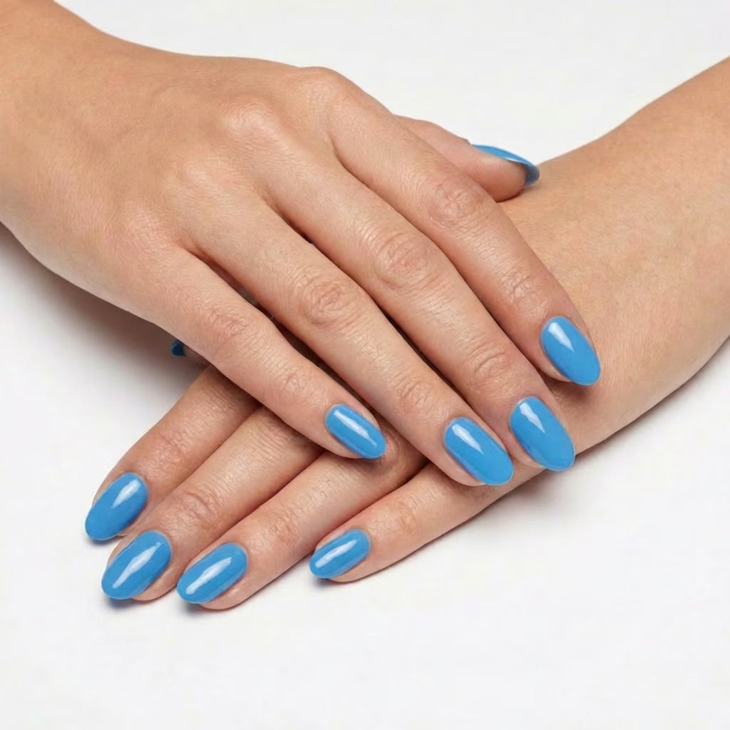 LILYCUTE Gel Polish LC-F049 hand-swatch-two-hands