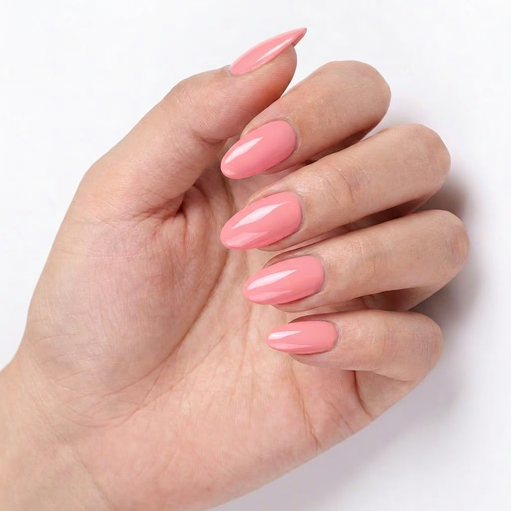 LILYCUTE Gel Polish LC-F085 hand-swatch-curled