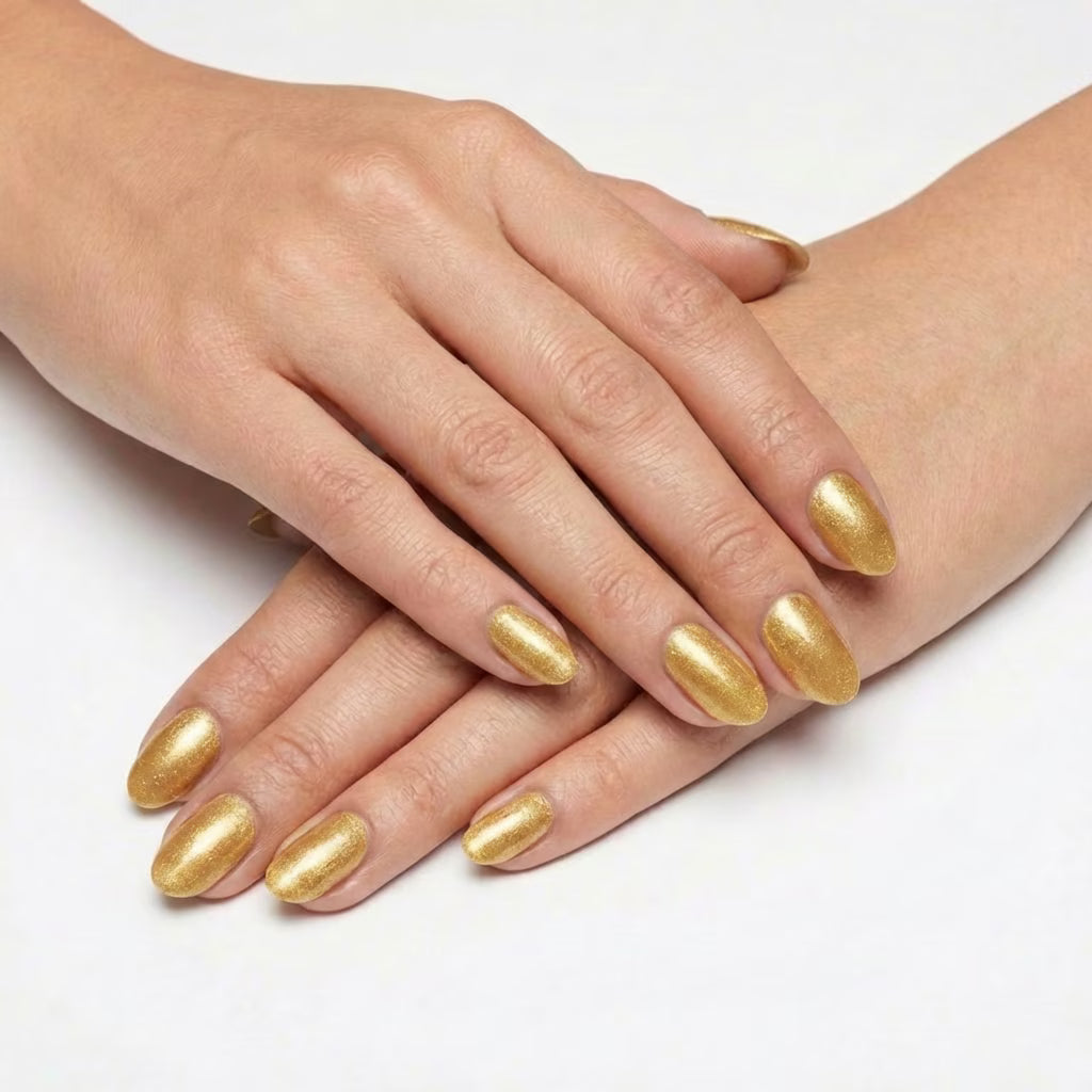 LILYCUTE Gel Polish LC-F106 hand-swatch-two-hands