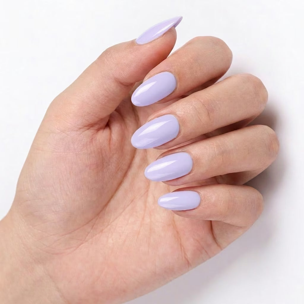 LILYCUTE Gel Polish LC-F144 hand-swatch-curled
