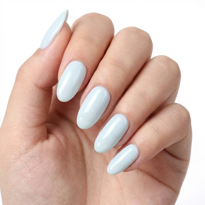 LILYCUTE Ice Blue Nail Gel Polish 7ml (X050) UV LED - LILYCUTE - Hand Swatch