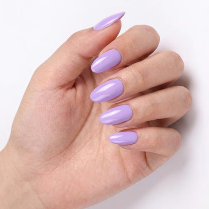 LILYCUTE Lavender Nail Gel Polish 7ml (X057) UV LED - LILYCUTE - Hand Swatch