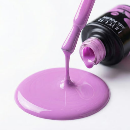 LILYCUTE Light Orchid Nail Gel Polish 7ml (X064) UV LED - LILYCUTE - Brush Drip