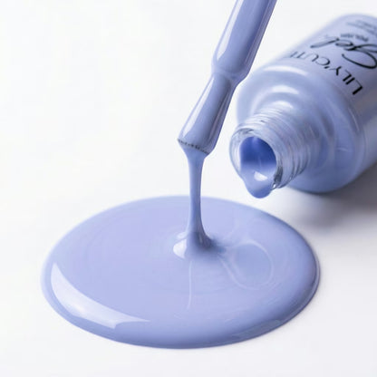 LILYCUTE Light Periwinkle Nail Gel Polish 7ml (X054) UV LED - LILYCUTE - Brush Drip