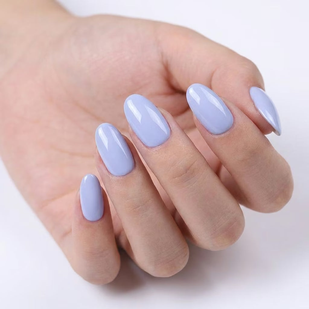 LILYCUTE Light Periwinkle Nail Gel Polish 7ml (X054) UV LED - LILYCUTE - Hand Swatch