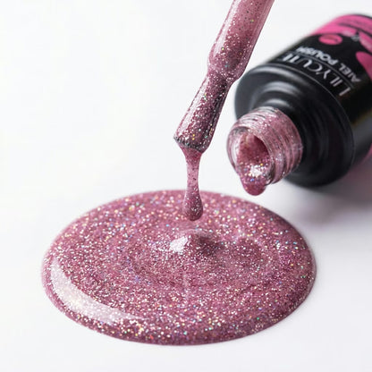 LILYCUTE Mauve Pink Nail Gel Polish 7ml (X116) UV LED - LILYCUTE - Brush Drip
