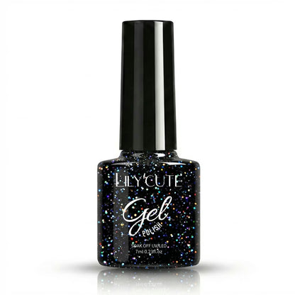 LILYCUTE Midnight Soak Off Gel Nail Polish 7ml () UV LED Bottle