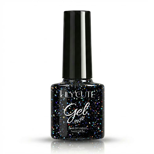 LILYCUTE Midnight Soak Off Gel Nail Polish 7ml () UV LED Bottle
