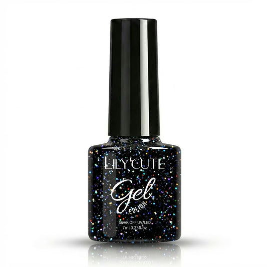 LILYCUTE Midnight Soak Off Gel Nail Polish 7ml () UV LED Bottle