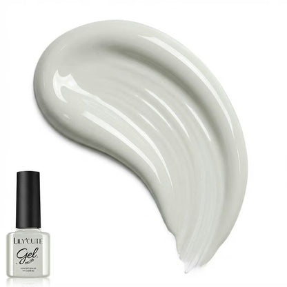 LILYCUTE Mint White Nail Gel Polish 7ml (X051) UV LED - LILYCUTE - Paint Swatch